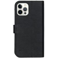Decoded 2 in 1 Leather Klapphülle für das Apple iPhone 12 (Pro) - Schwarz