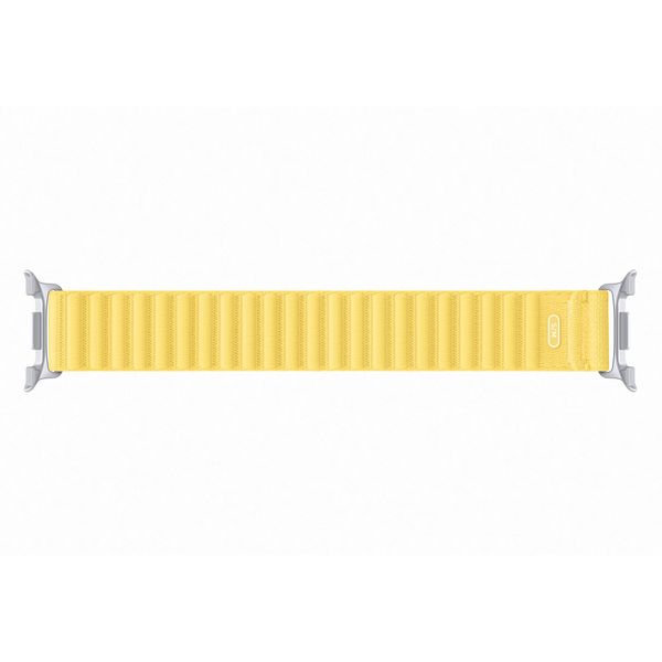 Samsung Original Fabric Armband für  Samsung Galaxy Watch 9 (40/44mm) / Watch 8 (40/44mm) / Classic (46mm) - Größe S/M - Gelb