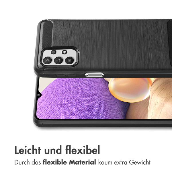 imoshion Brushed Back Cover für das Samsung Galaxy A32 (5G) - Schwarz