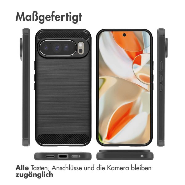 imoshion Brushed Back Cover Google Pixel 10 Pro XL - Schwarz