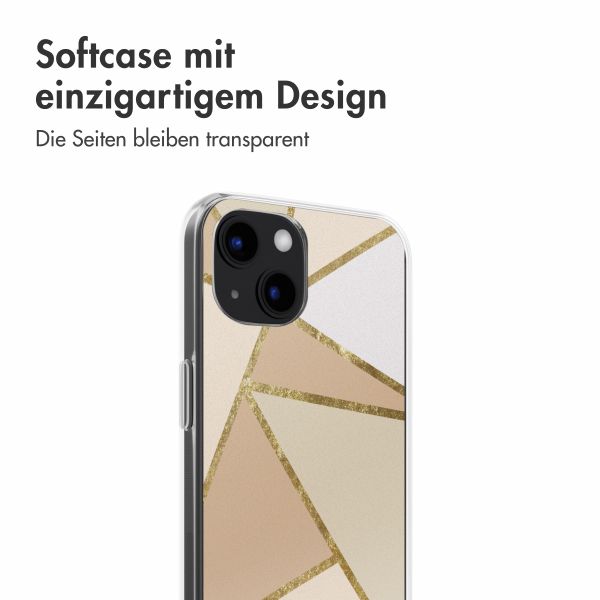 imoshion  Design Hülle für das iPhone 13 - Graphic Beige