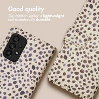imoshion Design Klapphülle Samsung Galaxy A53 - Black And White Dots