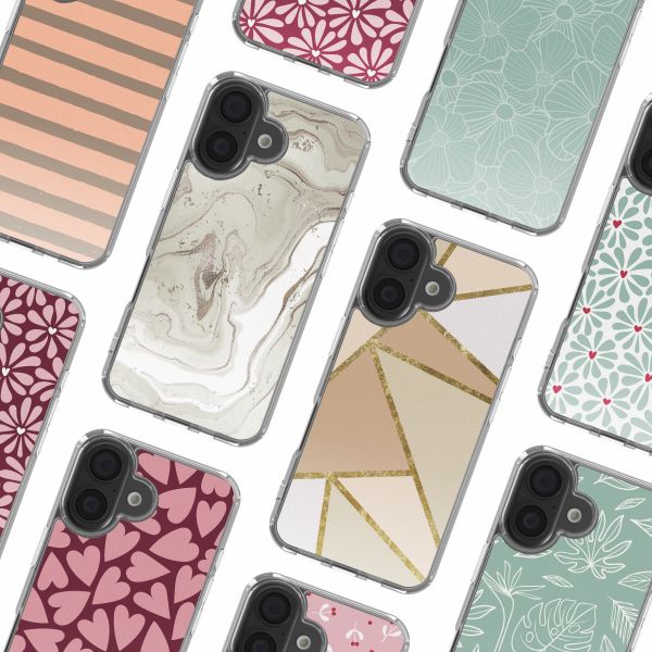 imoshion Design Hülle Apple iPhone 16 - Sandy Marble