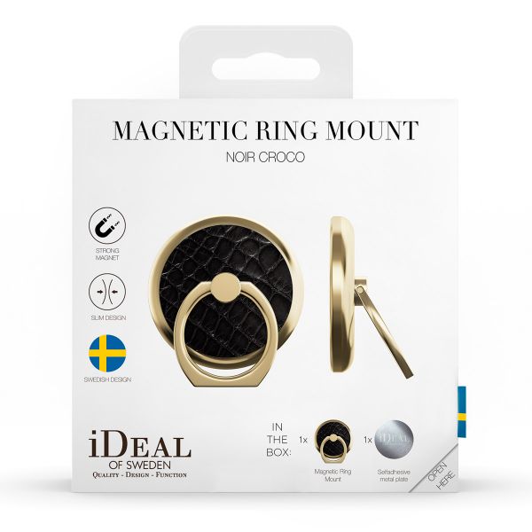 iDeal of Sweden Magnetic Ring Mount - Handyringe - Noir Choco