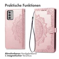 imoshion Mandala Klapphülle Nokia G42 - Rosé gold