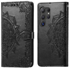 imoshion Mandala Klapphülle für das Samsung Galaxy S25 Ultra - Schwarz