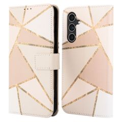 imoshion Design Klapphülle Samsung Galaxy A54 (5G) - Beige Graphic