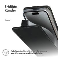 Accezz Flip Case für das iPhone 16 Pro Max - Schwarz