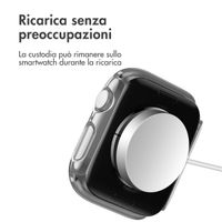 imoshion Full Cover glänzendes Hard Case Apple Watch 7 / 8 / 9 - 41 mm - Silber