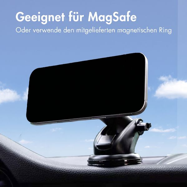 imoshion Handyhalterung Auto - Magnetisch - Armaturenbrett / Windschutzscheibe - Schwarz