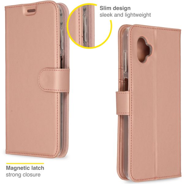 Accezz Wallet TPU Klapphülle für das Samsung Galaxy Xcover 6 Pro - Rose Gold