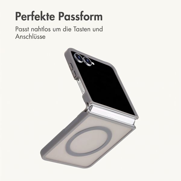 imoshion Color Guard Back Cover mit MagSafe Samsung Galaxy Z Flip 8 - Grau