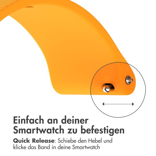 imoshion Sport-Silikonarmband mit Schnalle für das Samsung Galaxy Watch 7 40/44 mm - Orange