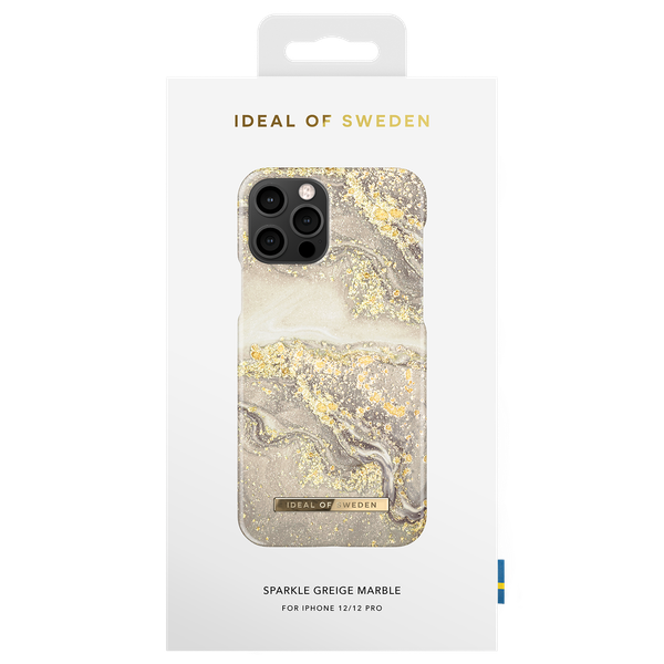 iDeal of Sweden Fashion Back Case iPhone 12 Pro Max - Sparkle Greige Marble