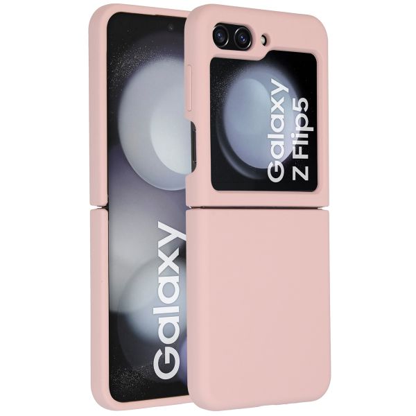 Accezz Liquid Silikoncase Samsung Galaxy Z Flip 5 - Rosa