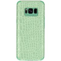 My Jewellery Croco Soft Case Back Cover Samsung Galaxy S8 - Grün