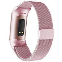 imoshion Milanese Watch Armband Fitbit Charge 3 / 4 - Rose Gold