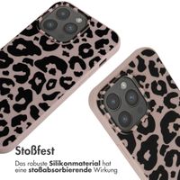 imoshion SilikonHülle design mit Band Apple iPhone 15 Pro Max - Animal Pink