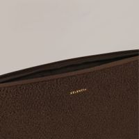 Selencia Teddy Laptop Hülle 13-14 Zoll - Laptop Sleeve - Choco Brown