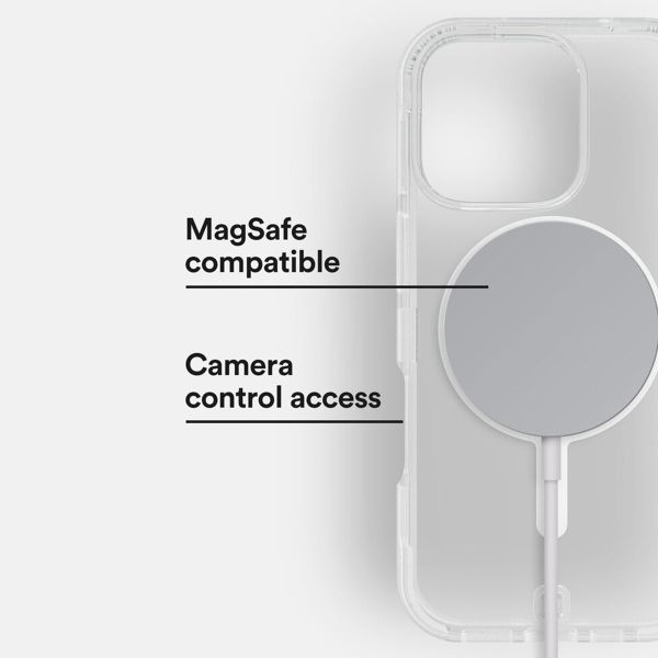 BodyGuardz Ace Pro MagSafe Back Cover Apple iPhone 16 Pro - Clear / White