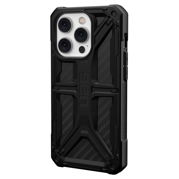 UAG Monarch Backcover für das iPhone 14 Pro - Carbon Fiber