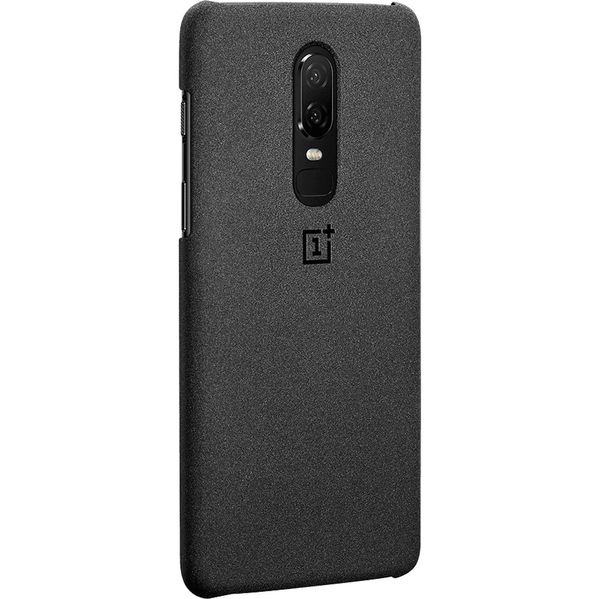 OnePlus Sandstone Protective Backcover Schwarz für das OnePlus 6