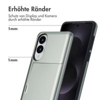 imoshion Backcover mit Kartenfach Samsung Galaxy S25 Edge - Grün