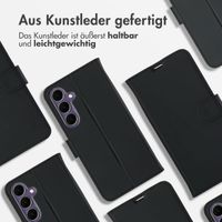 Accezz Wallet TPU Klapphülle Samsung Galaxy S24 FE - Schwarz