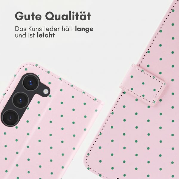 imoshion Design Klapphülle Samsung Galaxy S23 - Happy Dots