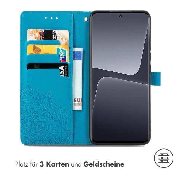 imoshion Mandala Klapphülle Xiaomi 13 Pro - Türkis