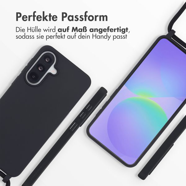 imoshion SilikonHülle mit Band Samsung Galaxy A37 (5G) - Schwarz