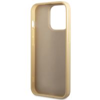 Guess Glitter Flakes Back Cover Apple iPhone 14 Pro - Gold