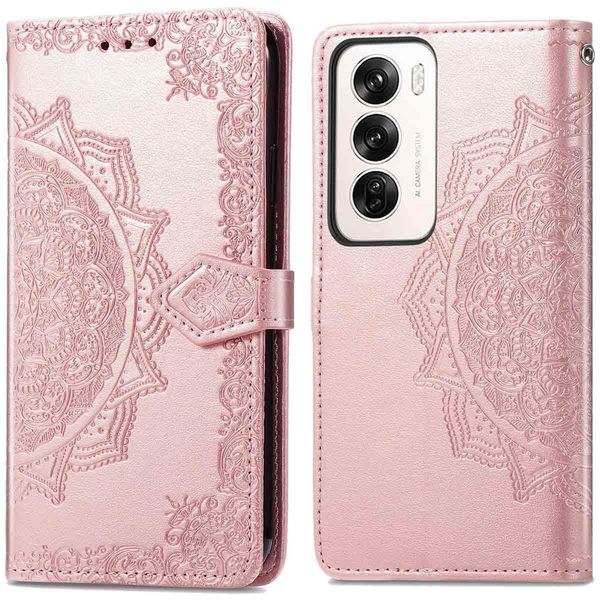 imoshion Mandala Klapphülle für das Oppo Reno 12 - Rose Gold