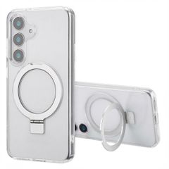 Accezz Ring Stand Backcover mit MagSafe Samsung Galaxy S25 - Transparent