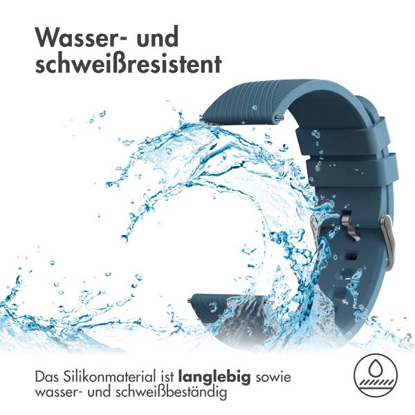 imoshion Silikonarmband - 22-mm-Universalanschluss - Blau