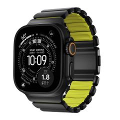 Nomad Stratos Armband für Apple Watch Series 1 - 11 / SE / Ultra (44/45/46/49 mm) - Volt / Natural Titanium
