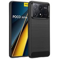 imoshion Brushed Back Cover Xiaomi Poco X6 Pro - Schwarz