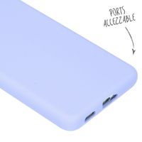 Accezz Liquid Silikoncase Samsung Galaxy S21 - Violett