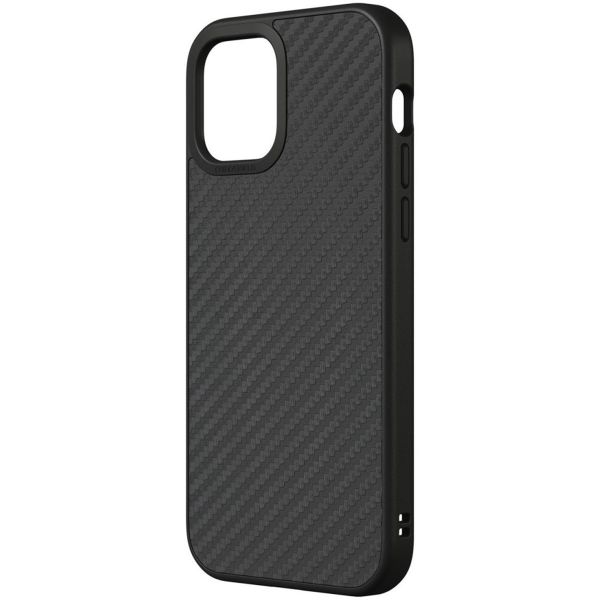 RhinoShield SolidSuit Backcover für das iPhone 12 (Pro) - Carbon Fiber Black