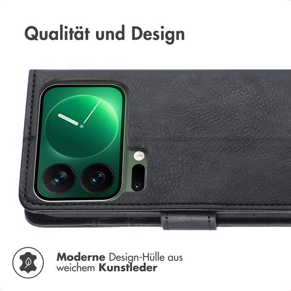 imoshion Luxuriöse Klapphülle Xiaomi 17 Pro Max - Schwarz
