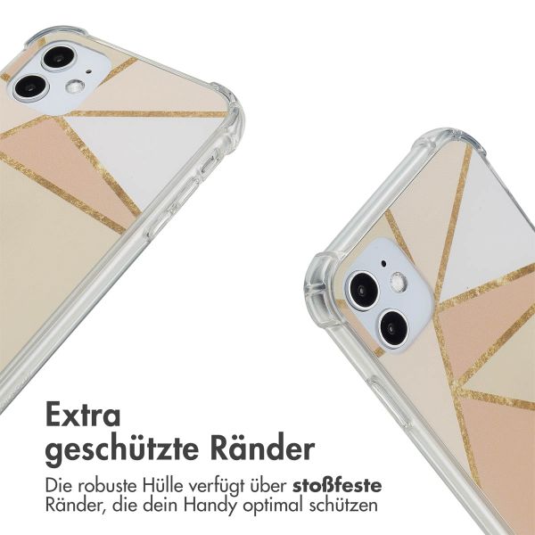 imoshion Design Hülle mit Band Apple iPhone 11 - Beige Graphic