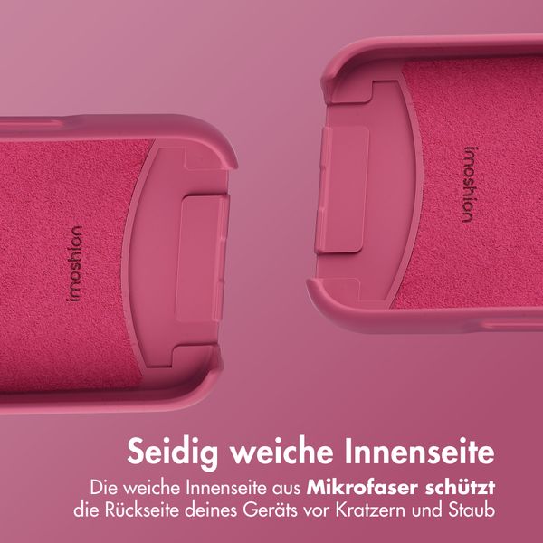 imoshion Color Backcover mit abtrennbarem Band MagSafe für das iPhone 16 Pro - Raspberry