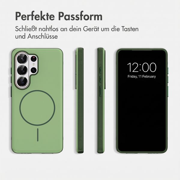 imoshion Color Backcover mit Thin MagSafe Ring Samsung Galaxy S26 Ultra - Dunkelgrün