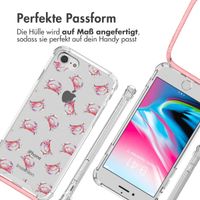 imoshion Design Hülle mit Band Apple iPhone SE (2022 / 2020) / 8 / 7 - Crab Watercolor