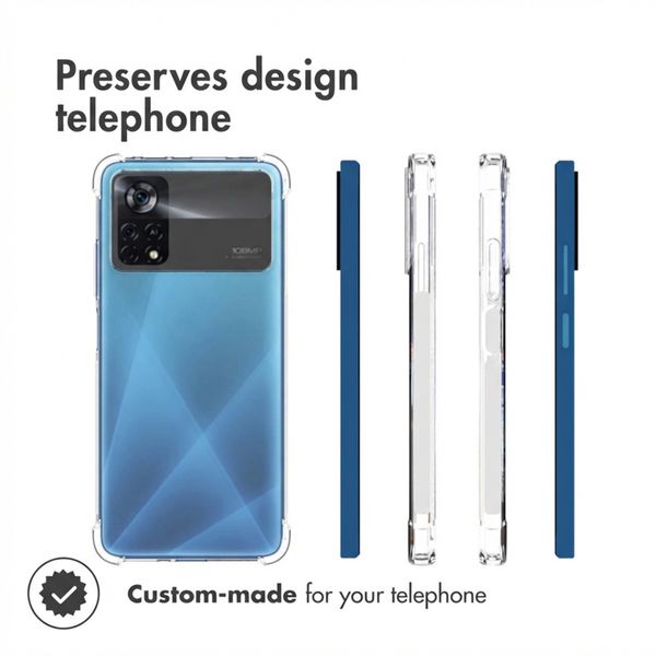 imoshion Shockproof Case Xiaomi Poco X4 Pro 5G - Transparent