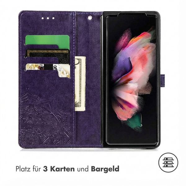 imoshion Mandala Klapphülle Samsung Galaxy Z Fold 5 - Violett