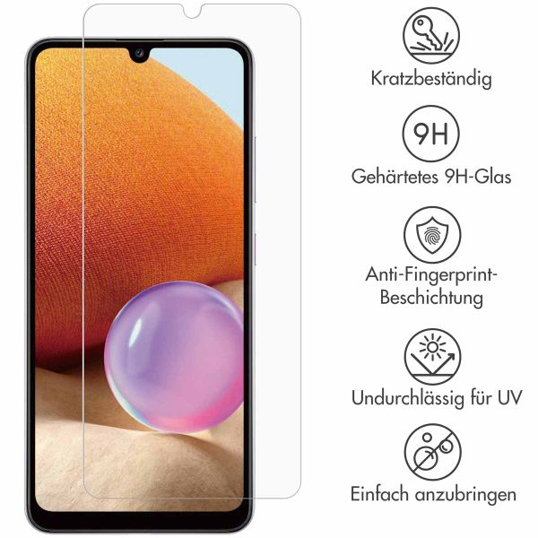 Selencia Screen Protector aus gehärtetem Glas Samsung Galaxy A32 (4G)