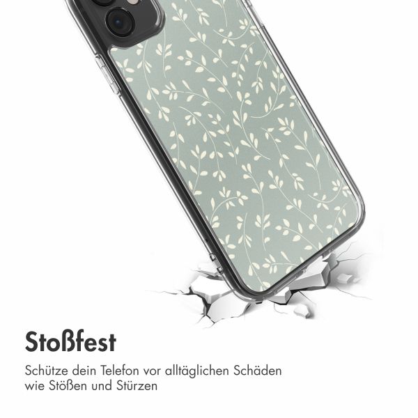 imoshion Design Hülle Apple iPhone 11 - Smoke Green Flowers