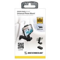 Scosche Travel Mount - Handyhalter – Verstellbar – Mit Klemme – Schwarz