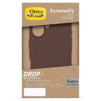 OtterBox Symmetry Cactus Leder Back Cover MagSafe Apple iPhone 16 - Rich Adobe Brown